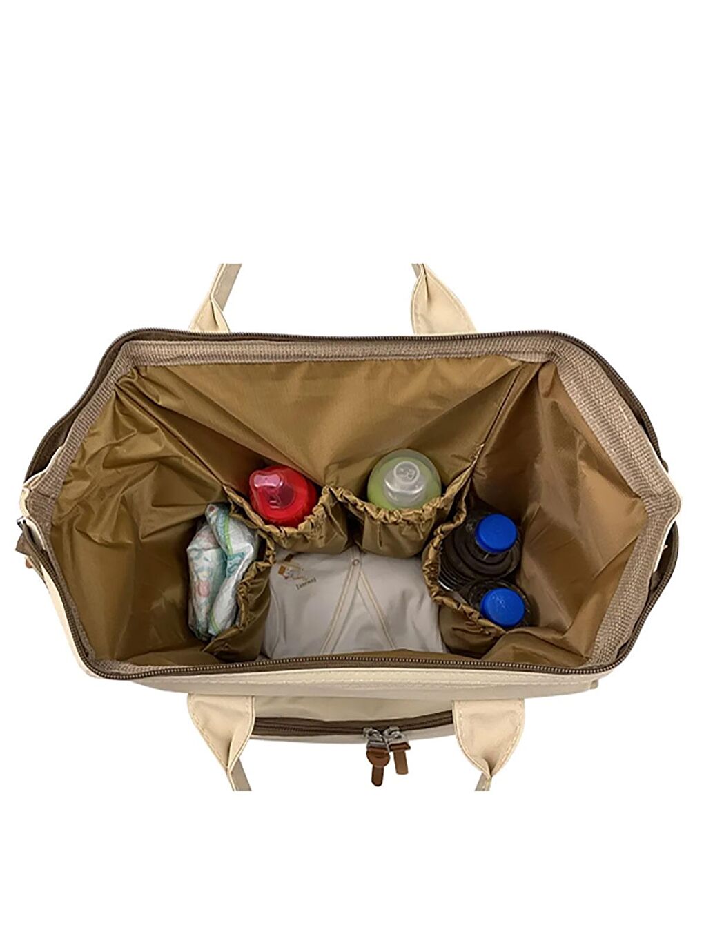 Monaco Baby Bag Sırt Çantası - Bej Standart-1