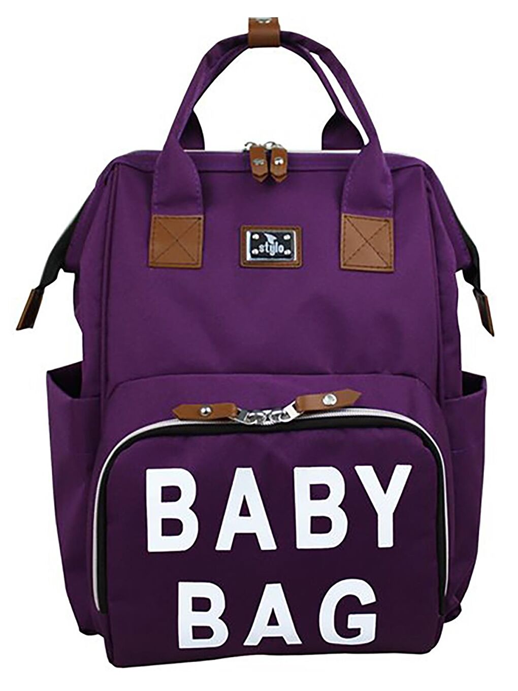 Roma Baby Bag Anne Bebek Bakım Sırt Çantası - Lila Standart-2