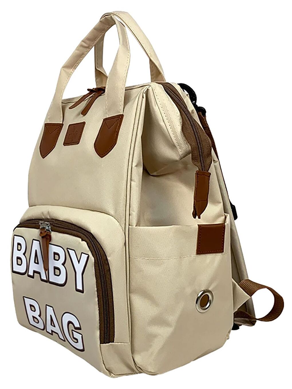 Monaco Baby Bag Sırt Çantası - Bej Standart-2