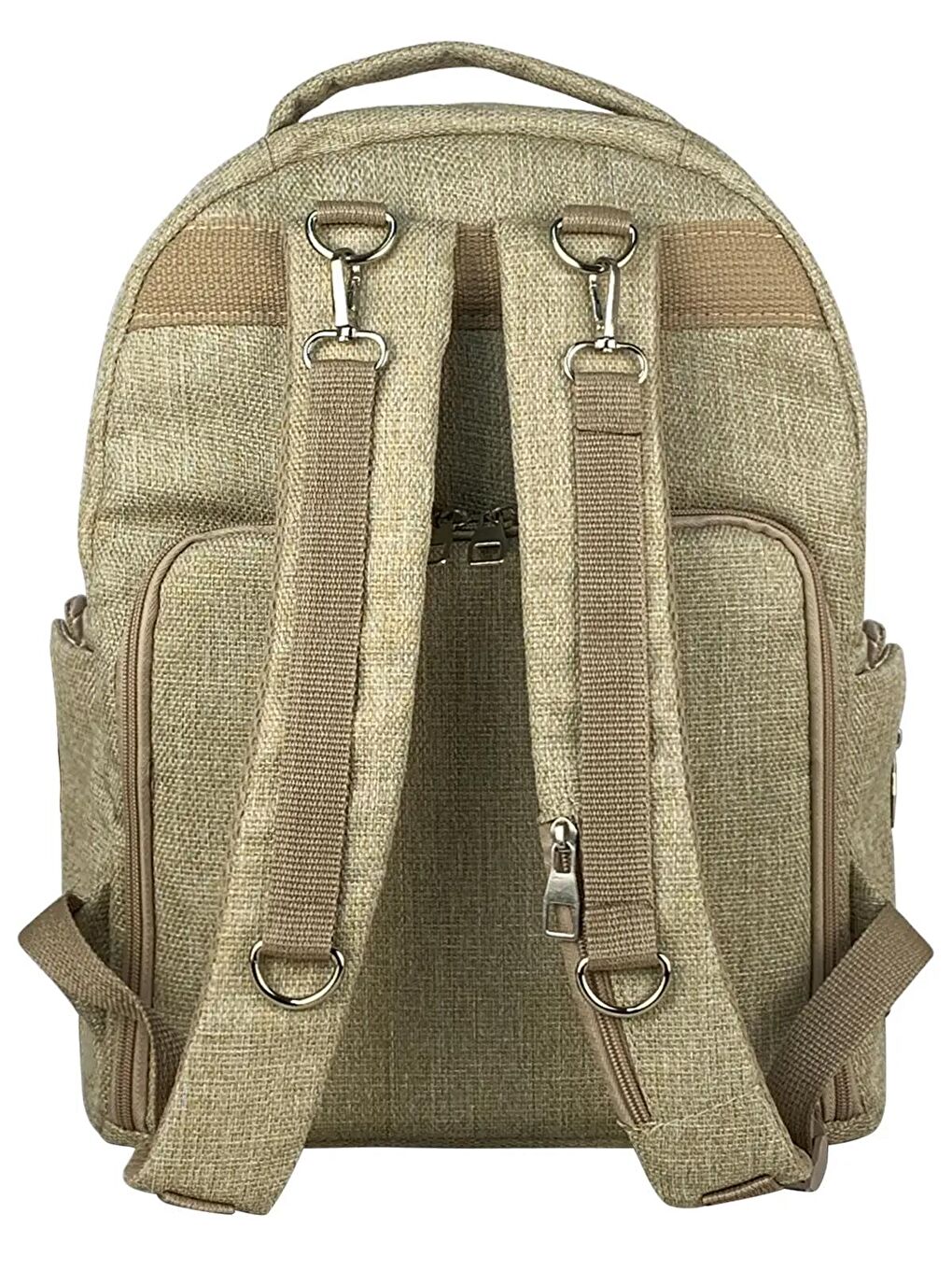 Duo Backpack Anne Çanta - Bej Standart-4