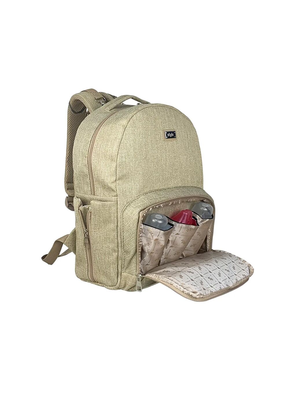 Duo Backpack Anne Çanta - Bej Standart-8