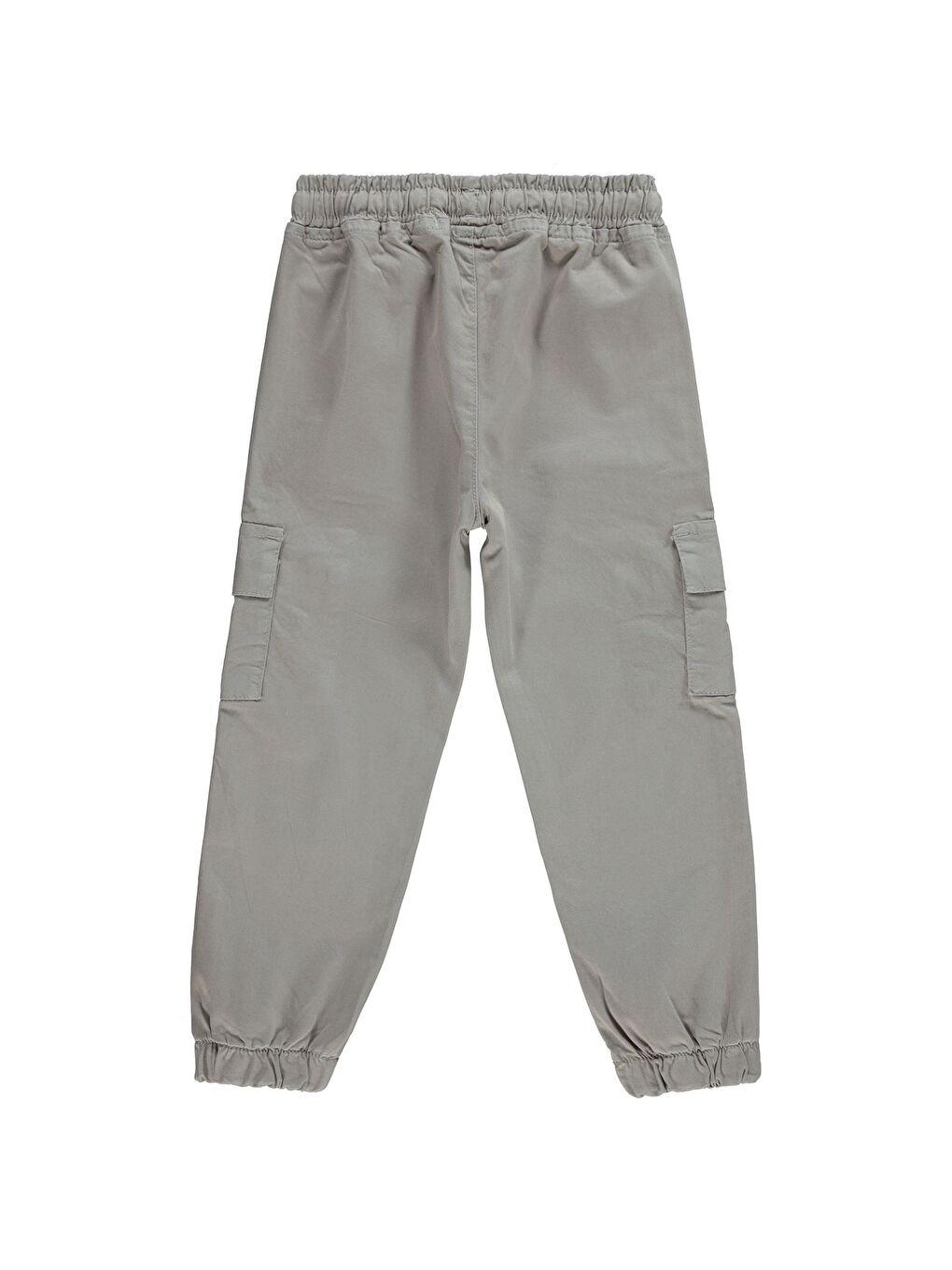 Boys Bel Paça Lastikli Kargo Cepli 10-13 Yaş Pantolon - Gri 12-13 Yaş-4
