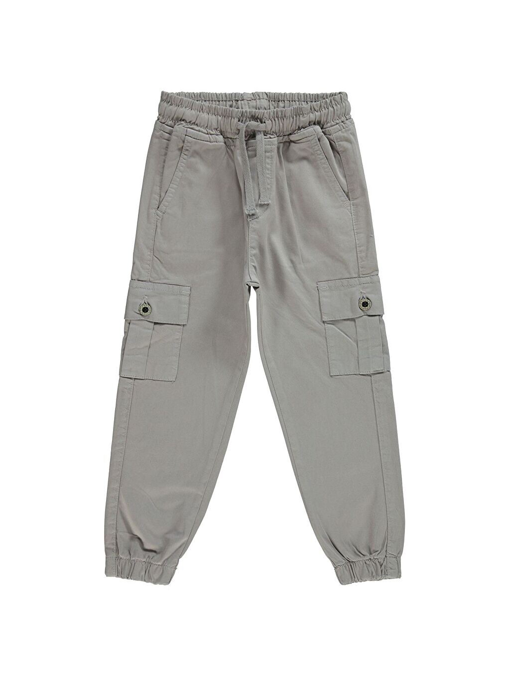 Boys Bel Paça Lastikli Kargo Cepli 10-13 Yaş Pantolon - Gri 12-13 Yaş-7