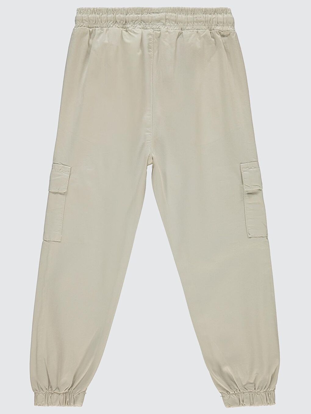 Boys Bel Paça Lastikli Kargo Cepli 10-13 Yaş Pantolon - Bej 10-11 Yaş-1