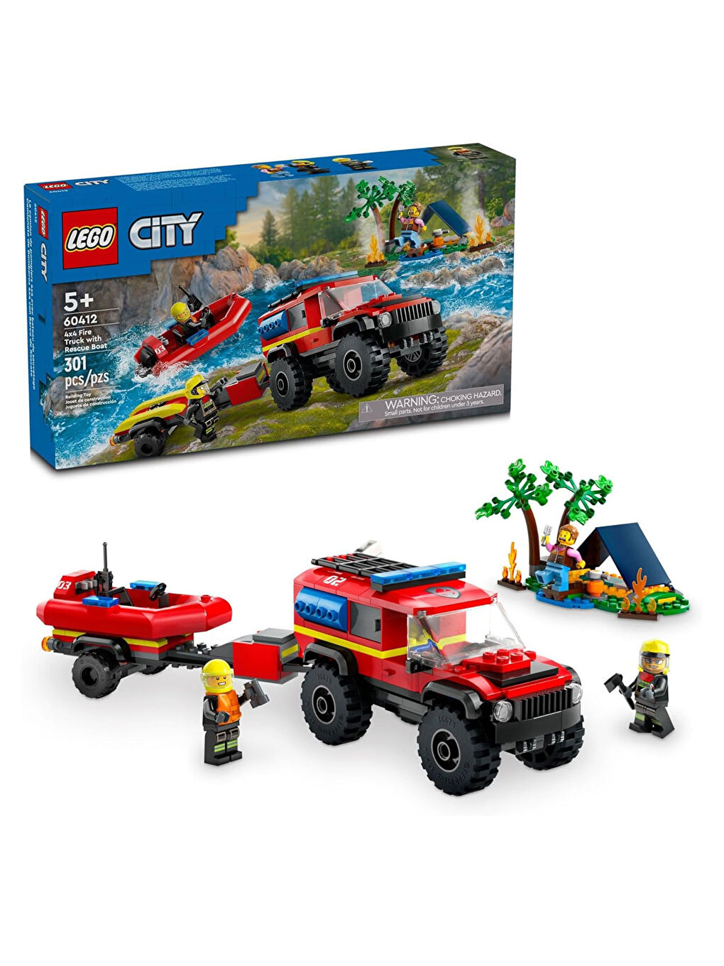 City 4X4 Kurtarma Botlu İtfaiye Kamyonu 60412