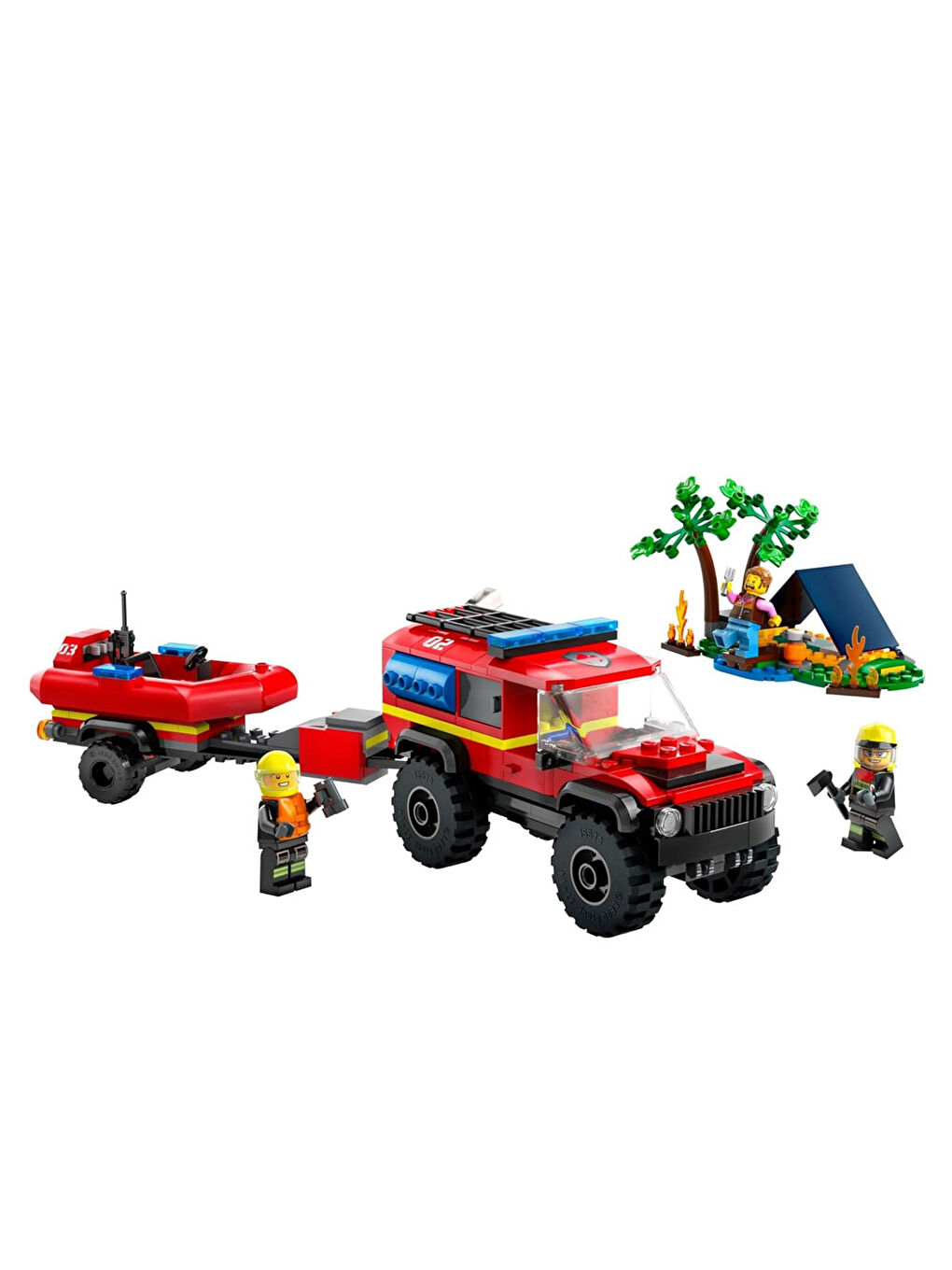 City 4X4 Kurtarma Botlu İtfaiye Kamyonu 60412-5