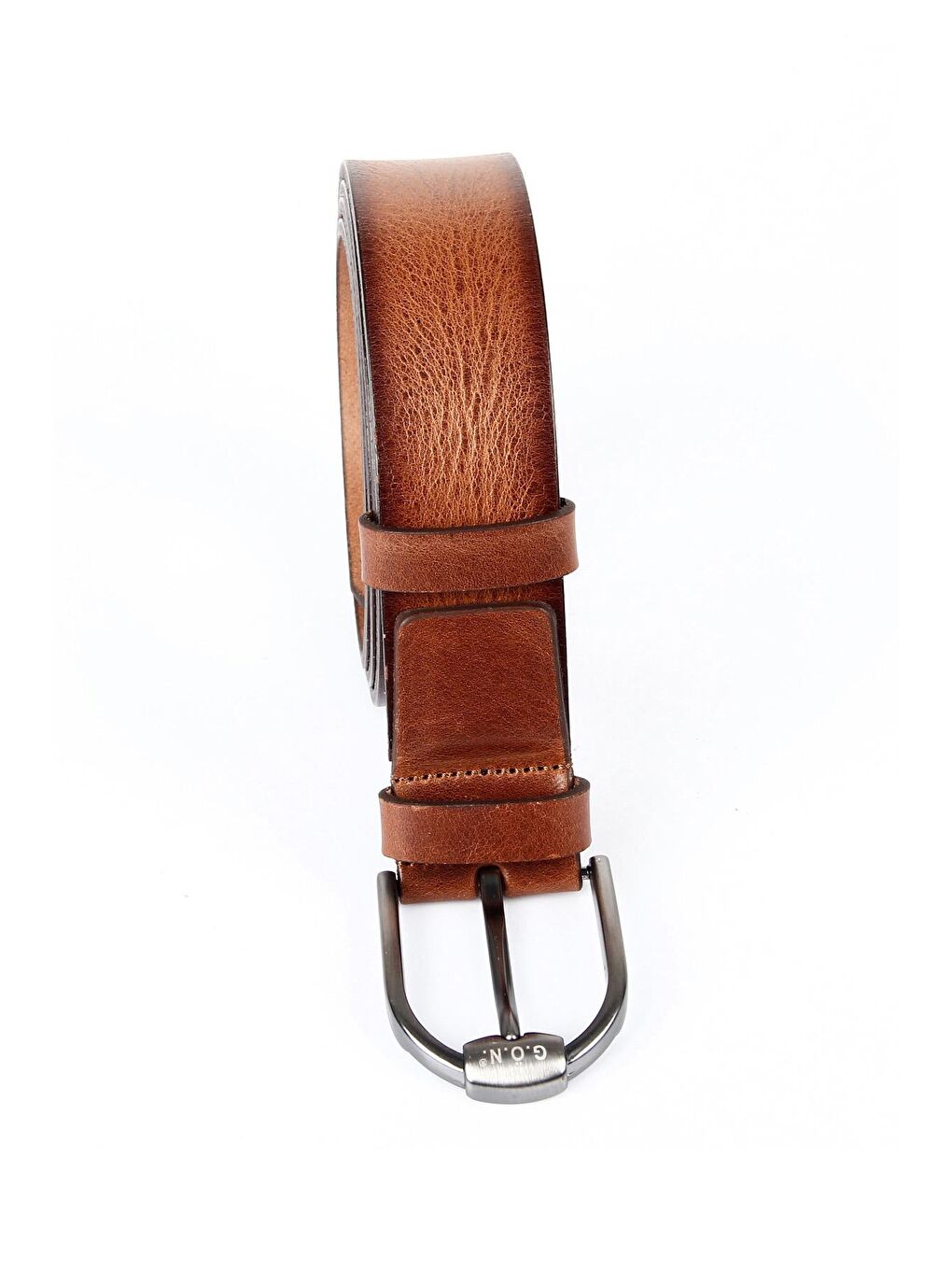 Kahverengi TABA-KAHVERENGİ  Hakiki Deri Erkek Kemer 13653-1