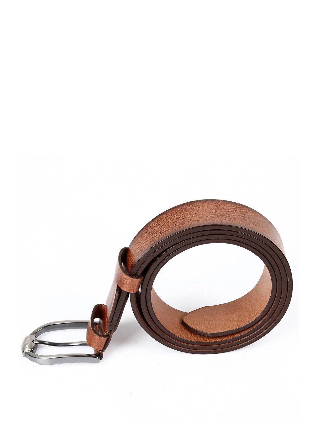 Kahverengi TABA-KAHVERENGİ  Hakiki Deri Erkek Kemer 13653-4