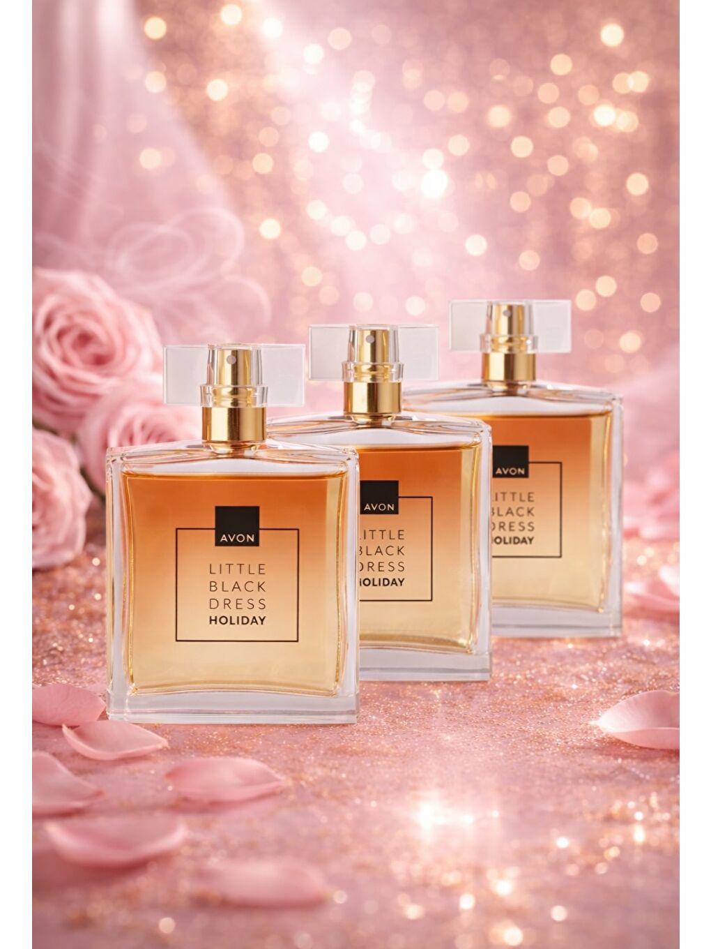 Little Black Dress Holiday Kadın Parfüm Edp 50 Ml. Üçlü Paket