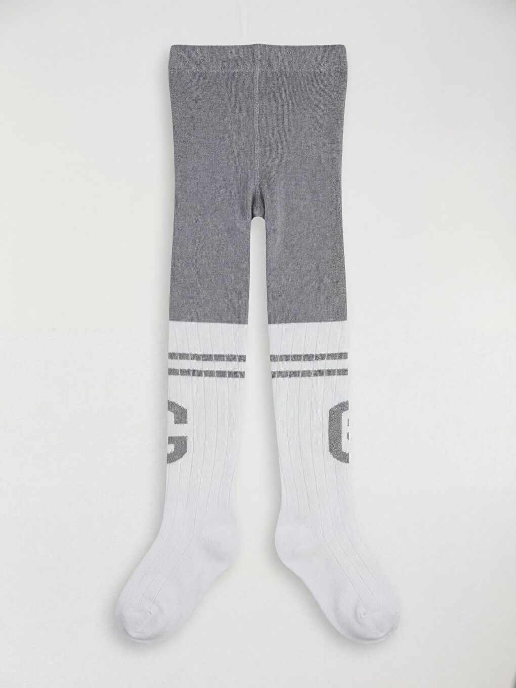 Gri Girls Derbili College 3-11 Yaş Kız Külotlu Çorap
