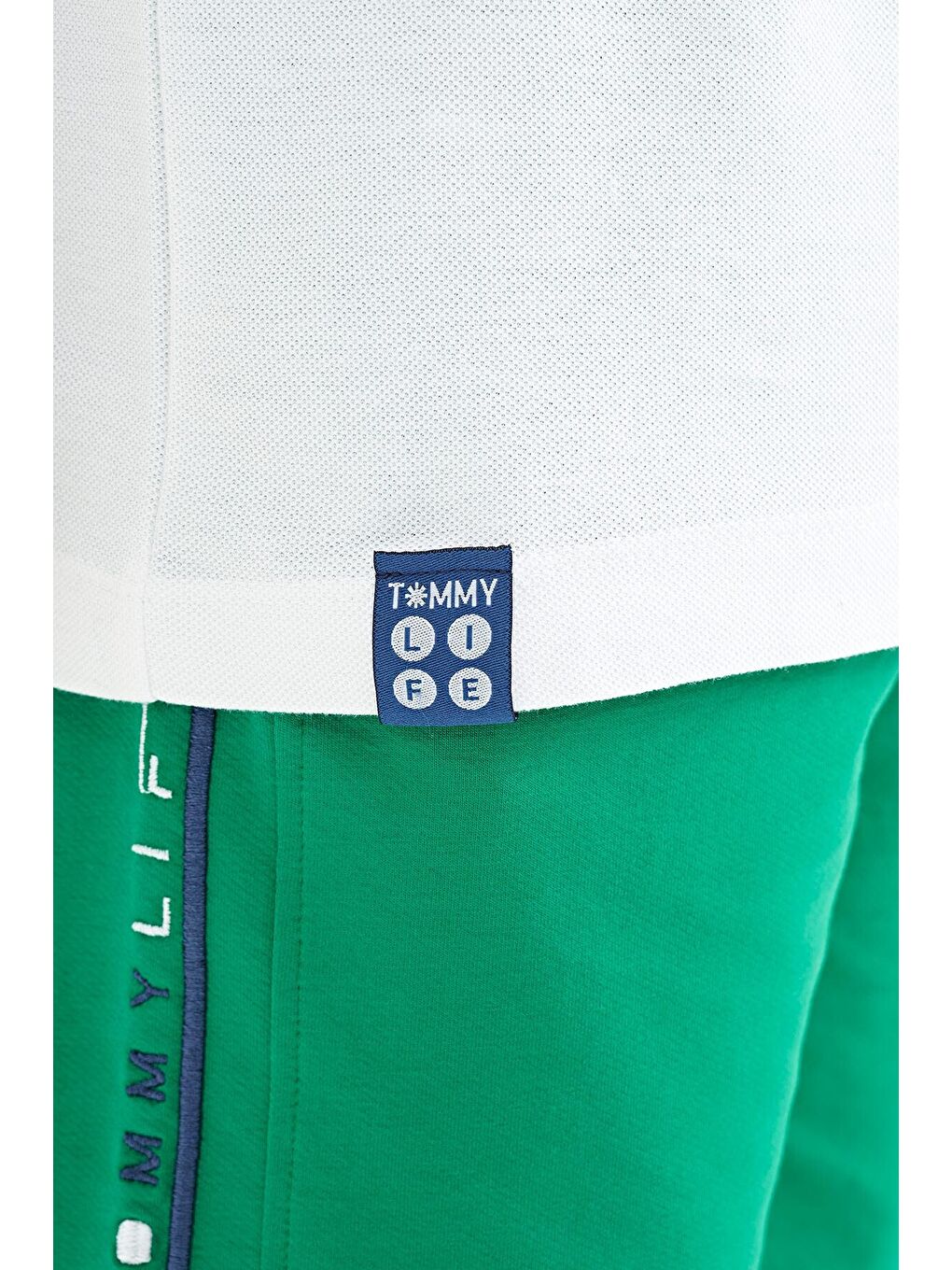 Beyaz Baskı Detaylı O Yaka Standart Kalıp Erkek  Çocuk Tişört - 11117-3