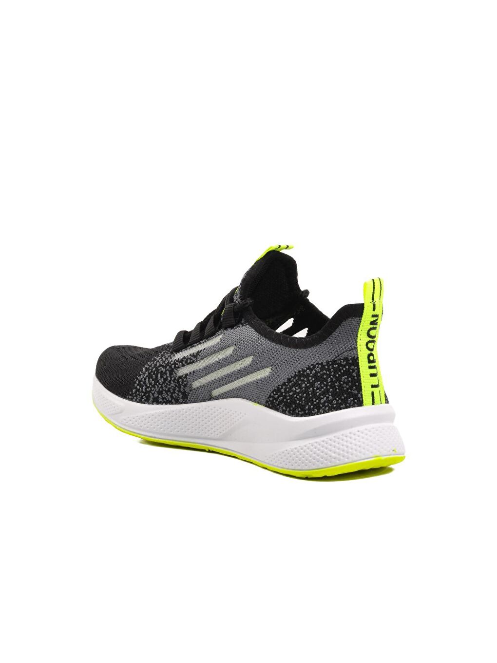 Siyah-Fosfor Sarı Fileli Spor Ayakkabı 507-3