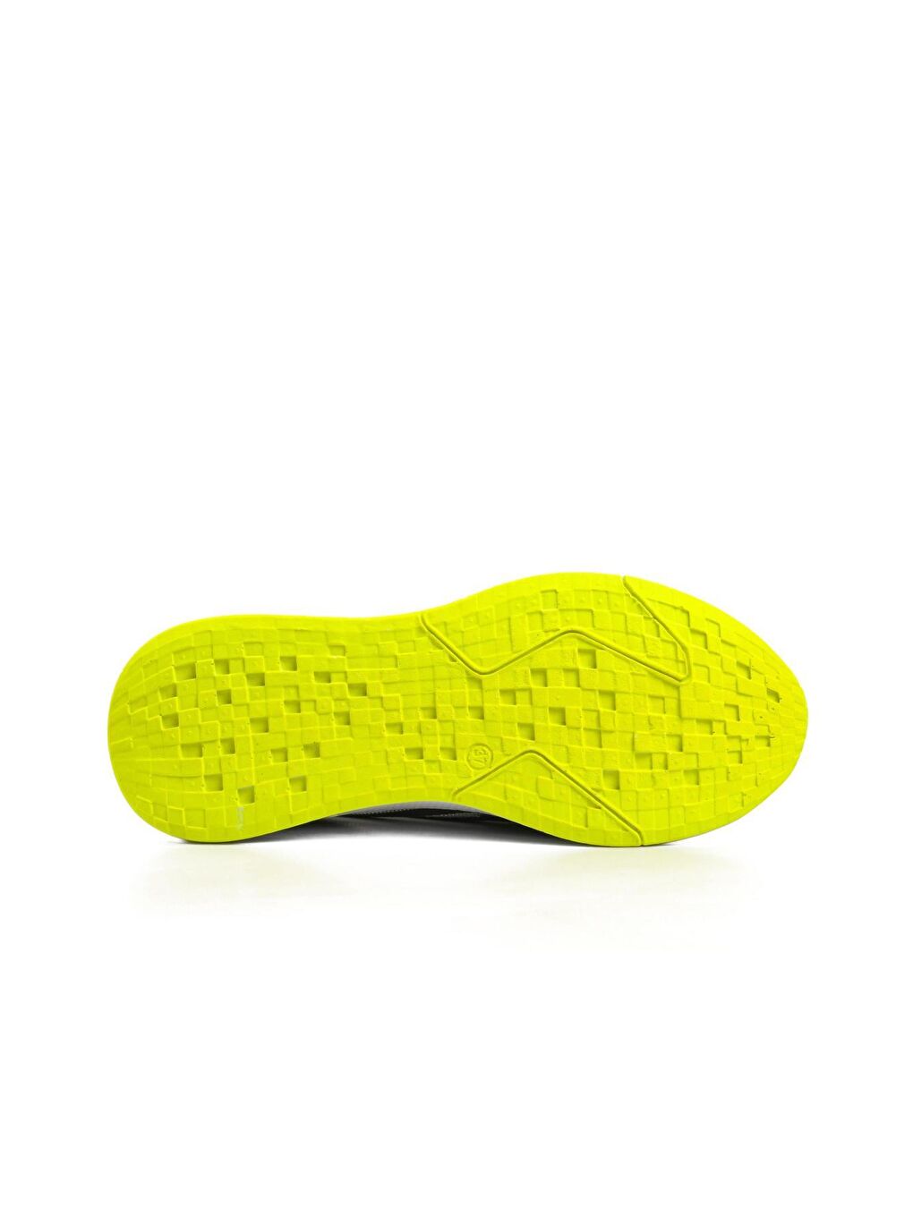 Siyah-Fosfor Sarı Fileli Spor Ayakkabı 507-4