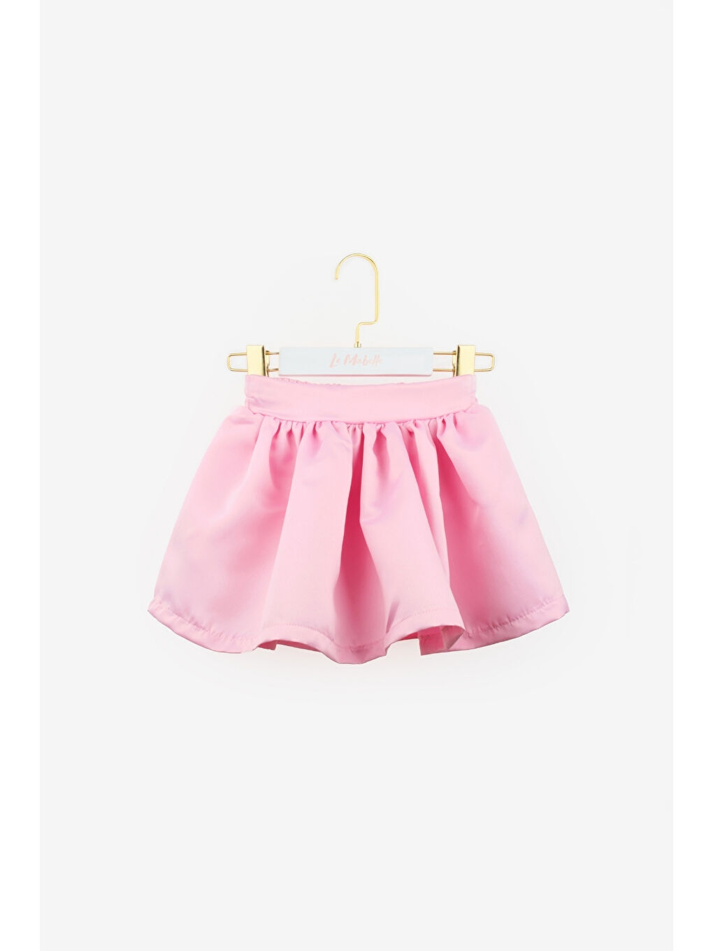 Pembe Organze Fiyonklu Kız Çocuk İkili Takım - Gale-6