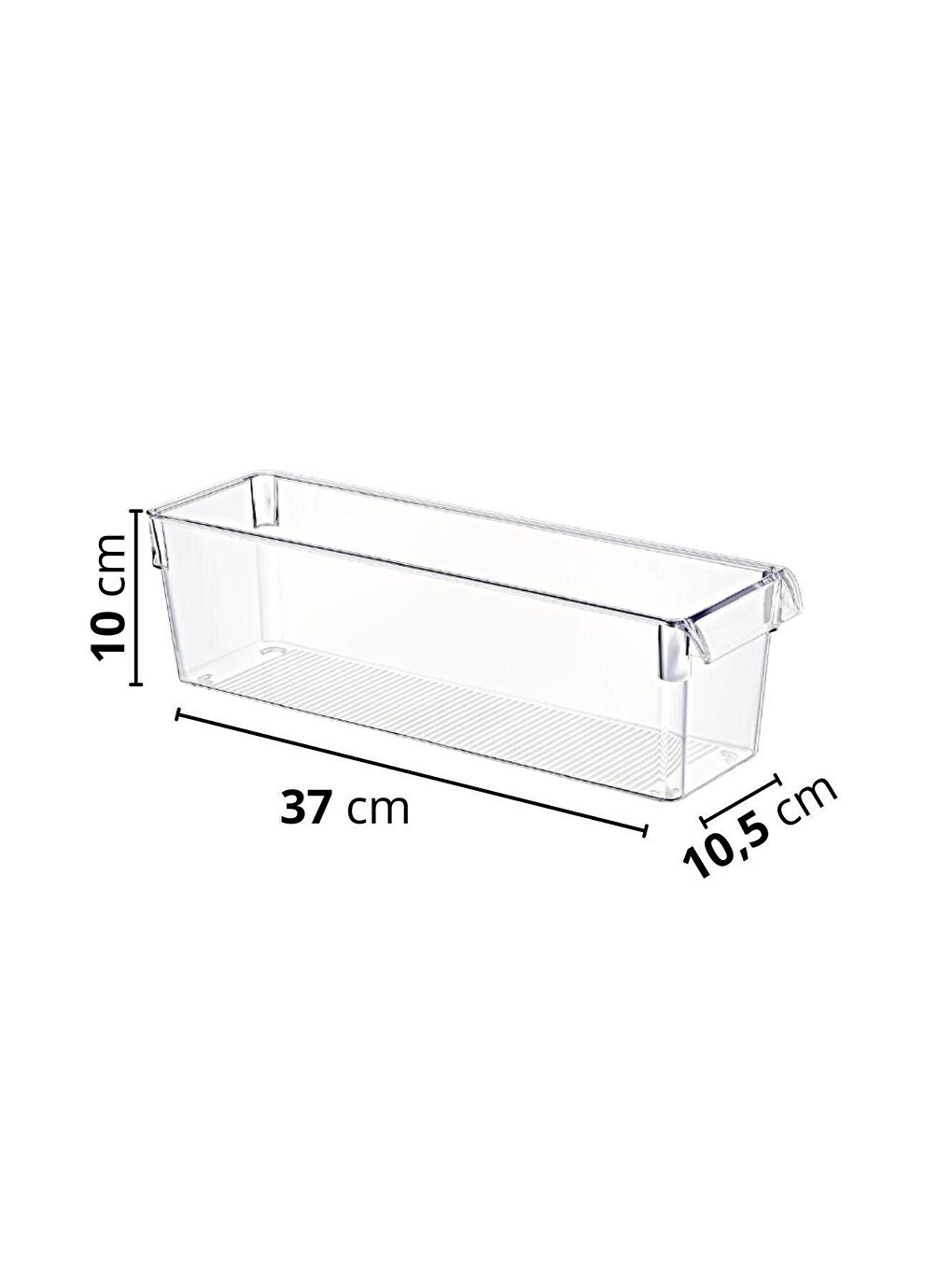 Nandy Home Şeffaf MİNİ Tall Clear Buzdolabı & Dolap İçi Düzenleyici Organizer 3 Adet - 4