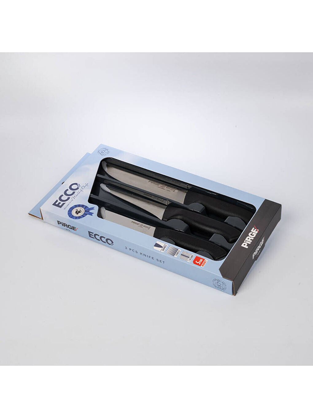 Siyah Ecco Kasap Baba Bıçak Seti-2