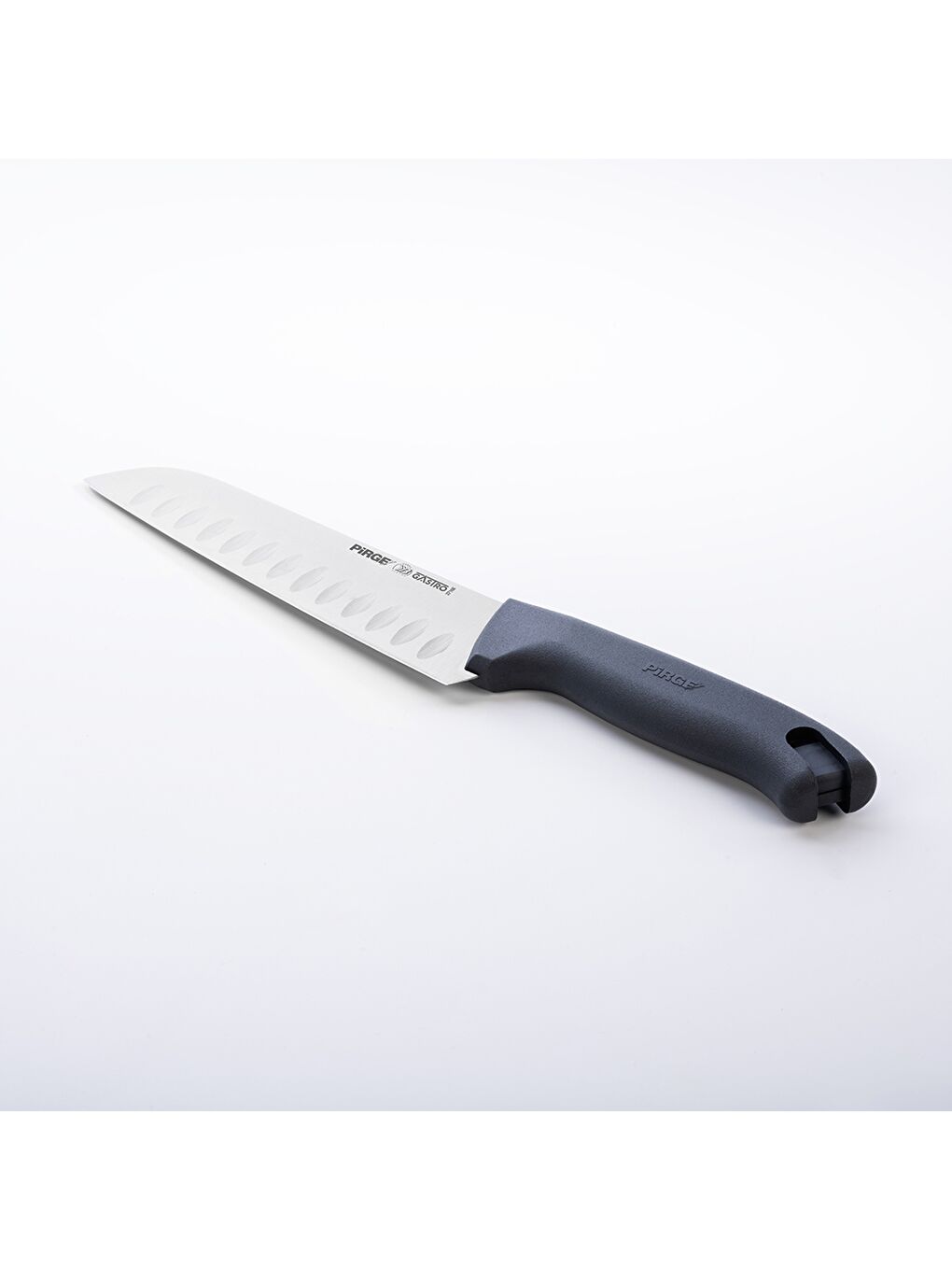 PİRGE Gri Gastro Santoku Bıçağı Oluklu 17 cm - 1
