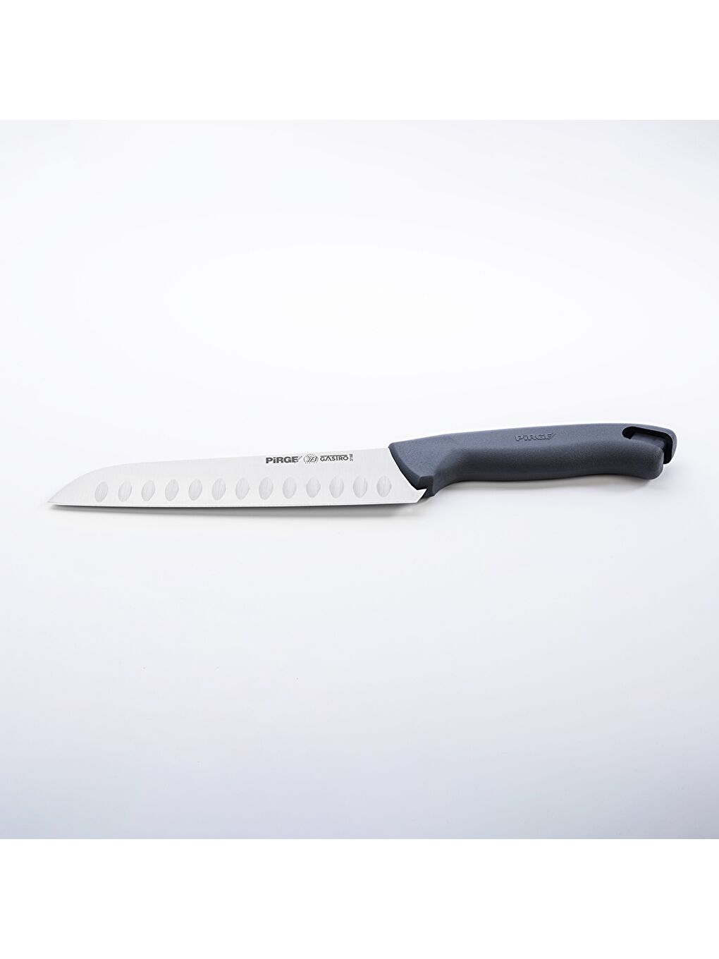 PİRGE Gri Gastro Santoku Bıçağı Oluklu 17 cm - 2
