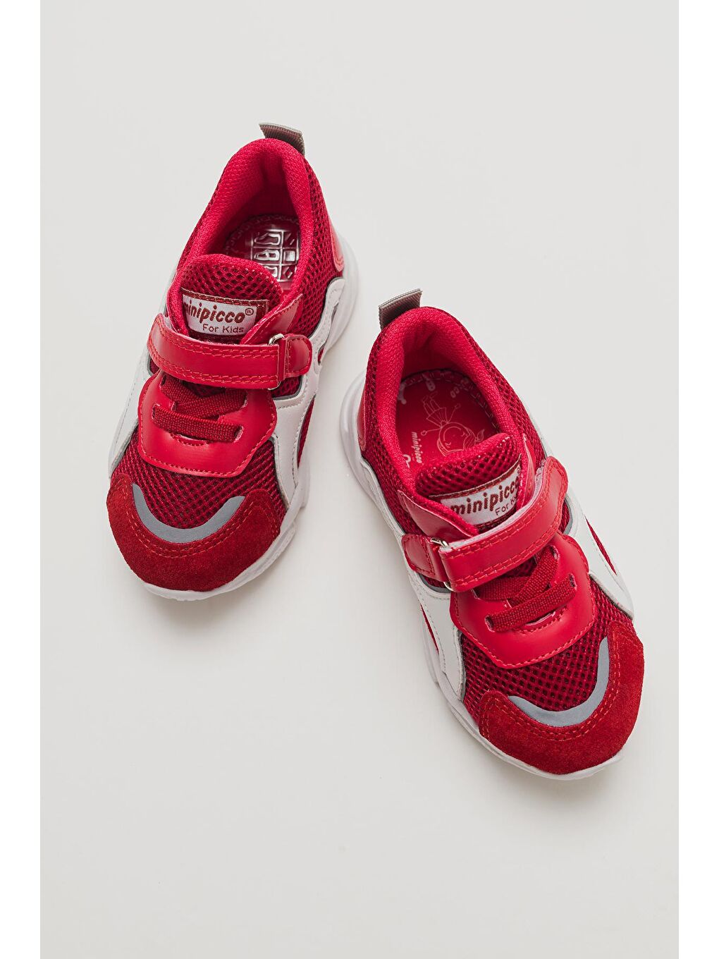 Erkek Çocuk Kırmızı Deri Ortopedik Destekli Spor Ayakkabı-2