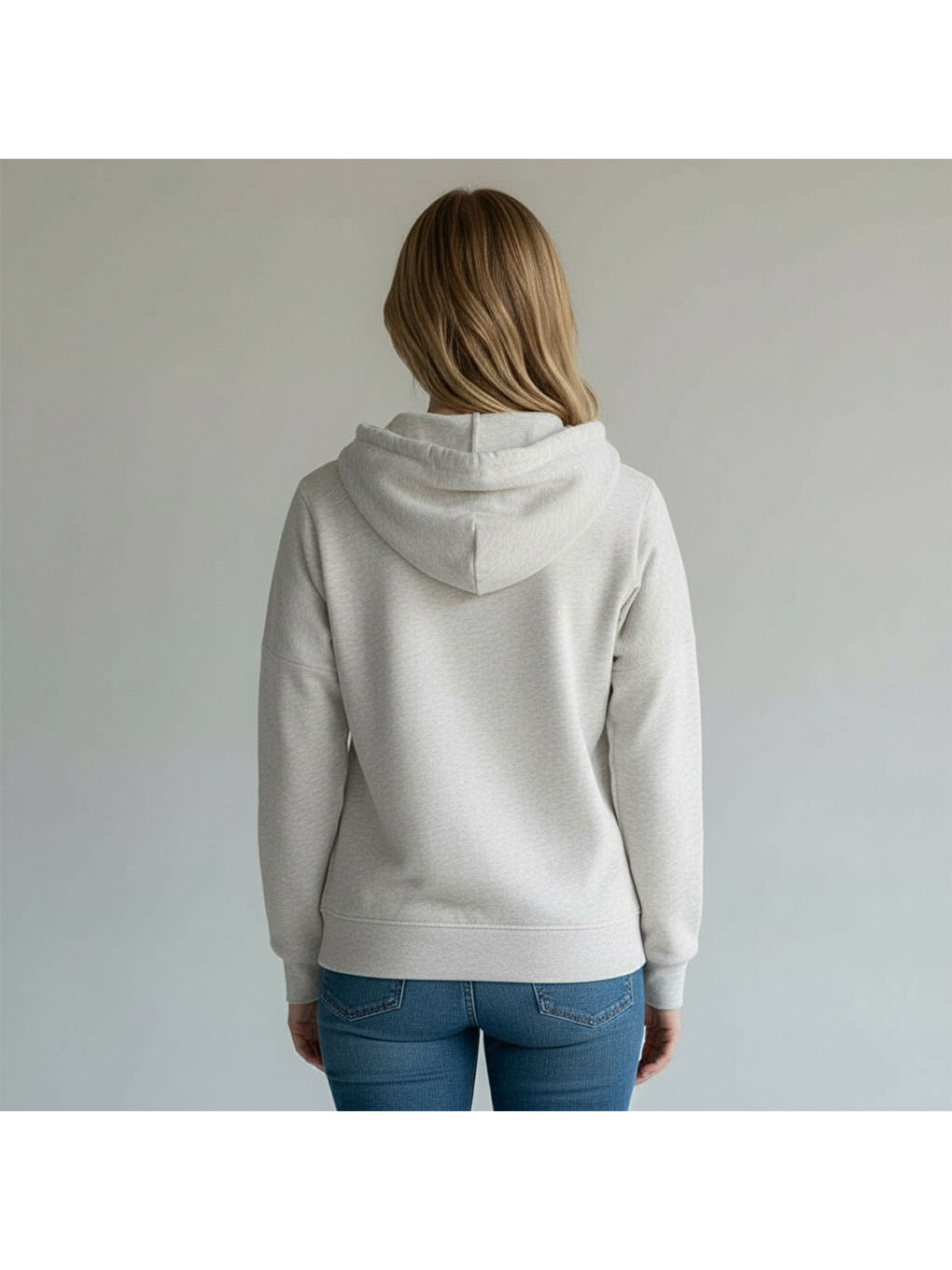 T-Ic Icona Kadın Gri Kapüşonlu Ceket-1