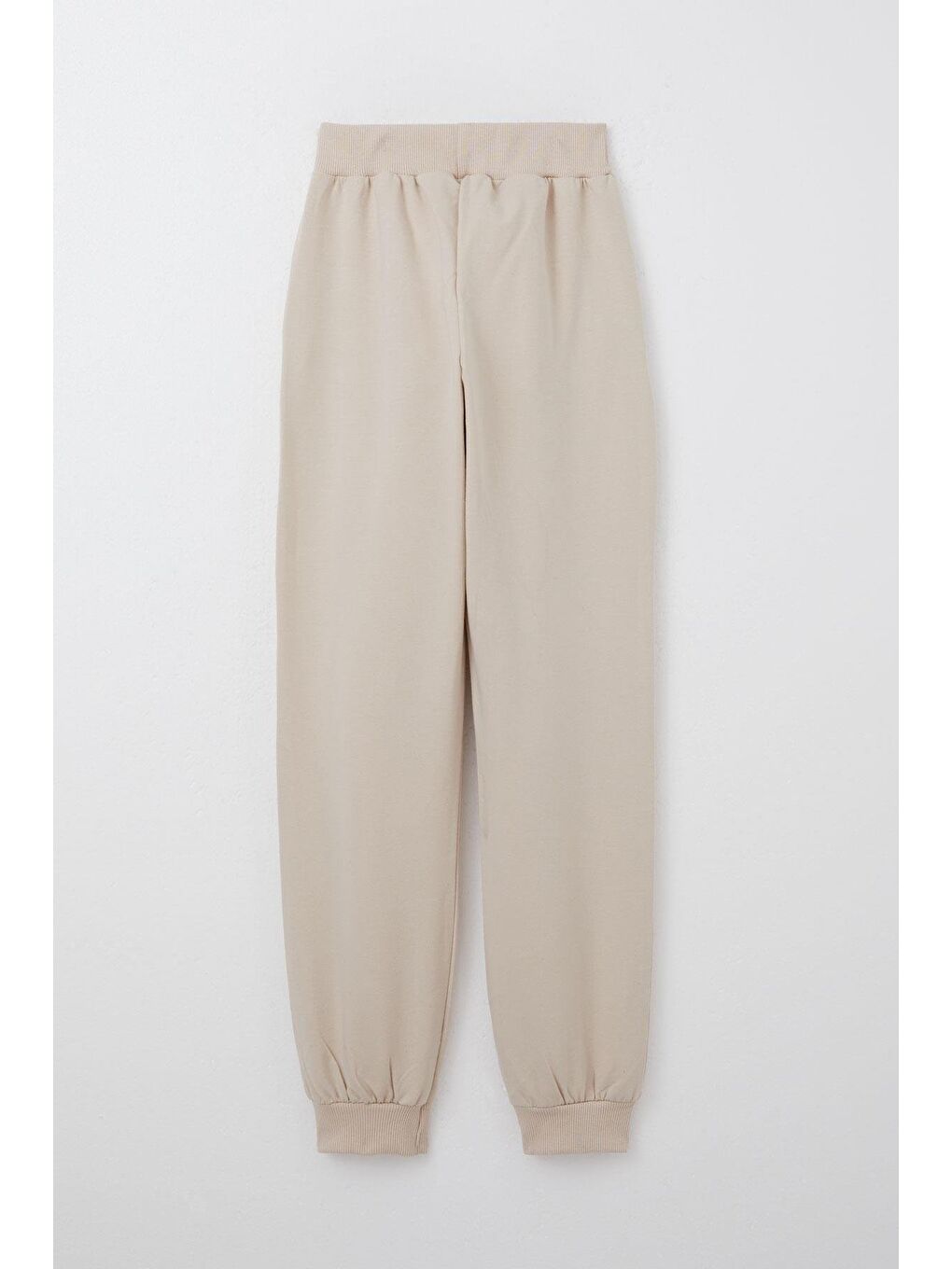 Kız Çocuk Eşofman Takım Ayıcık Aksesuarlı Yazı Nakışlı Bej (5 Yaş)-8