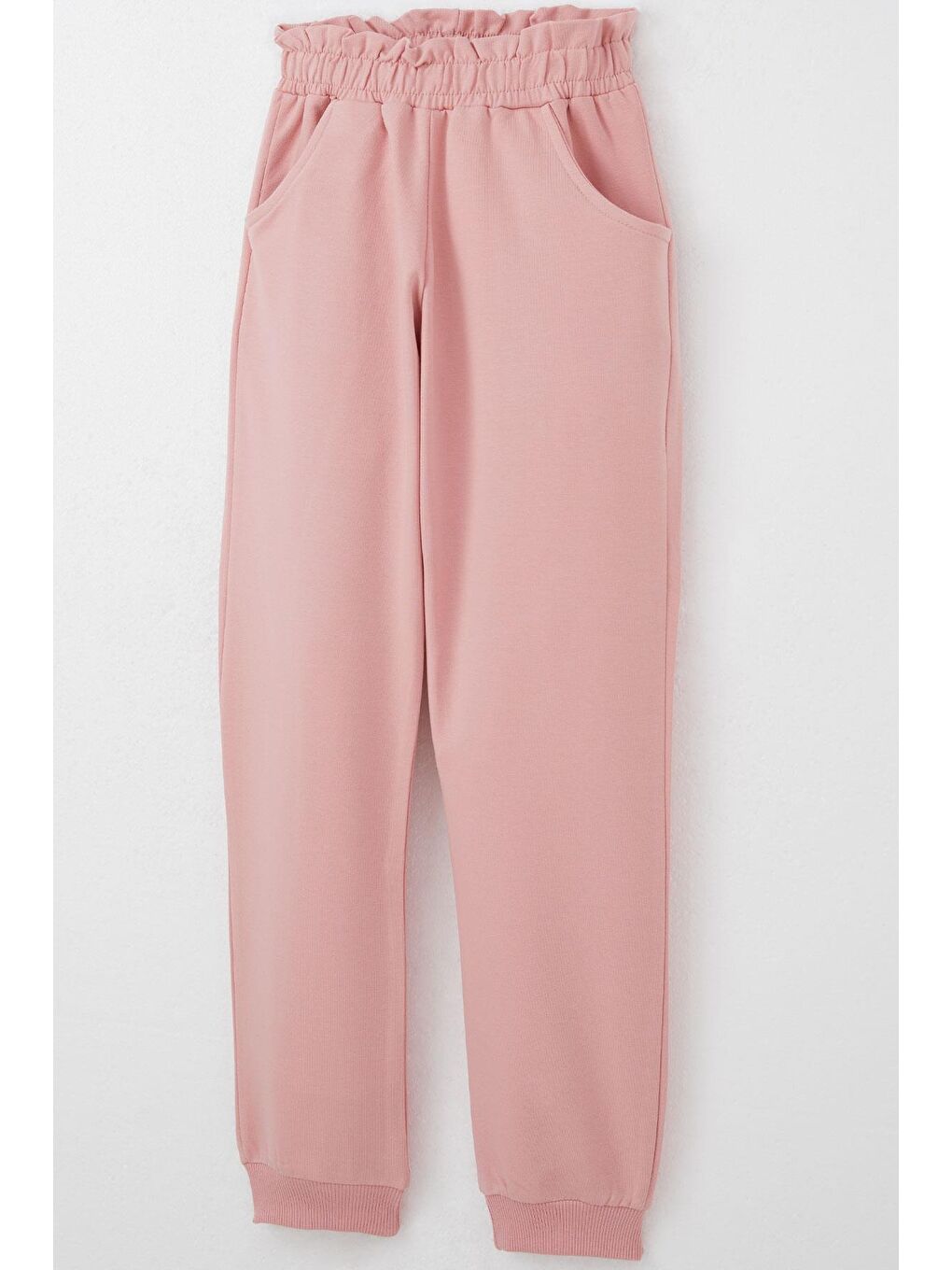 Pembe Kız Çocuk Eşofman Takım Taş İşlemeli Kalp Gülkurusu (4-5 Yaş)-8