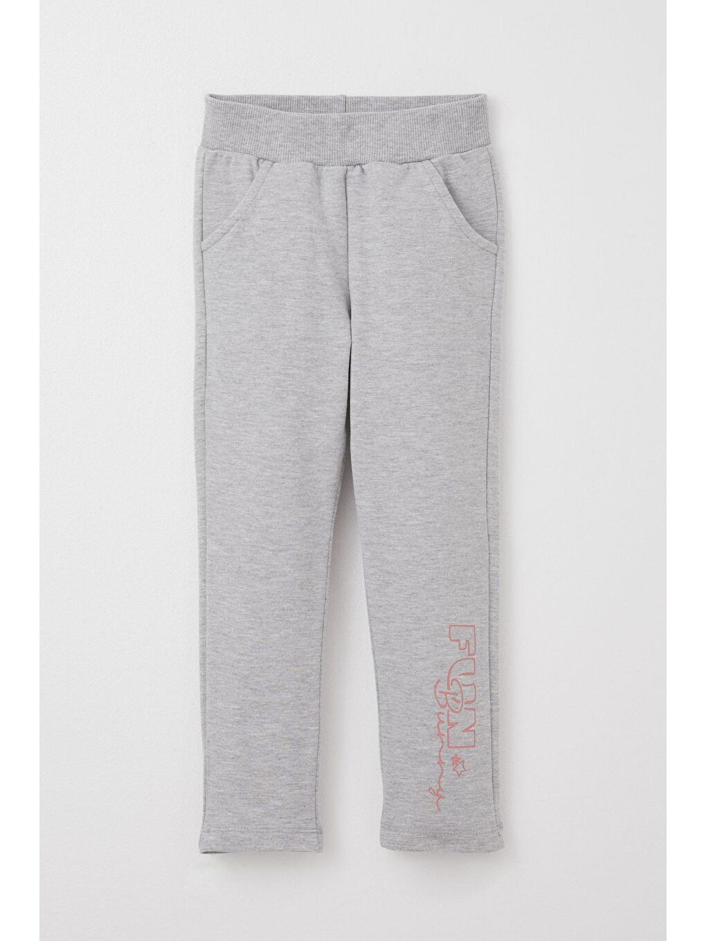 Pembe Kız Çocuk Eşofman Takım Sevimli Tavşancık Baskılı Gülkurusu (3 Yaş)-7