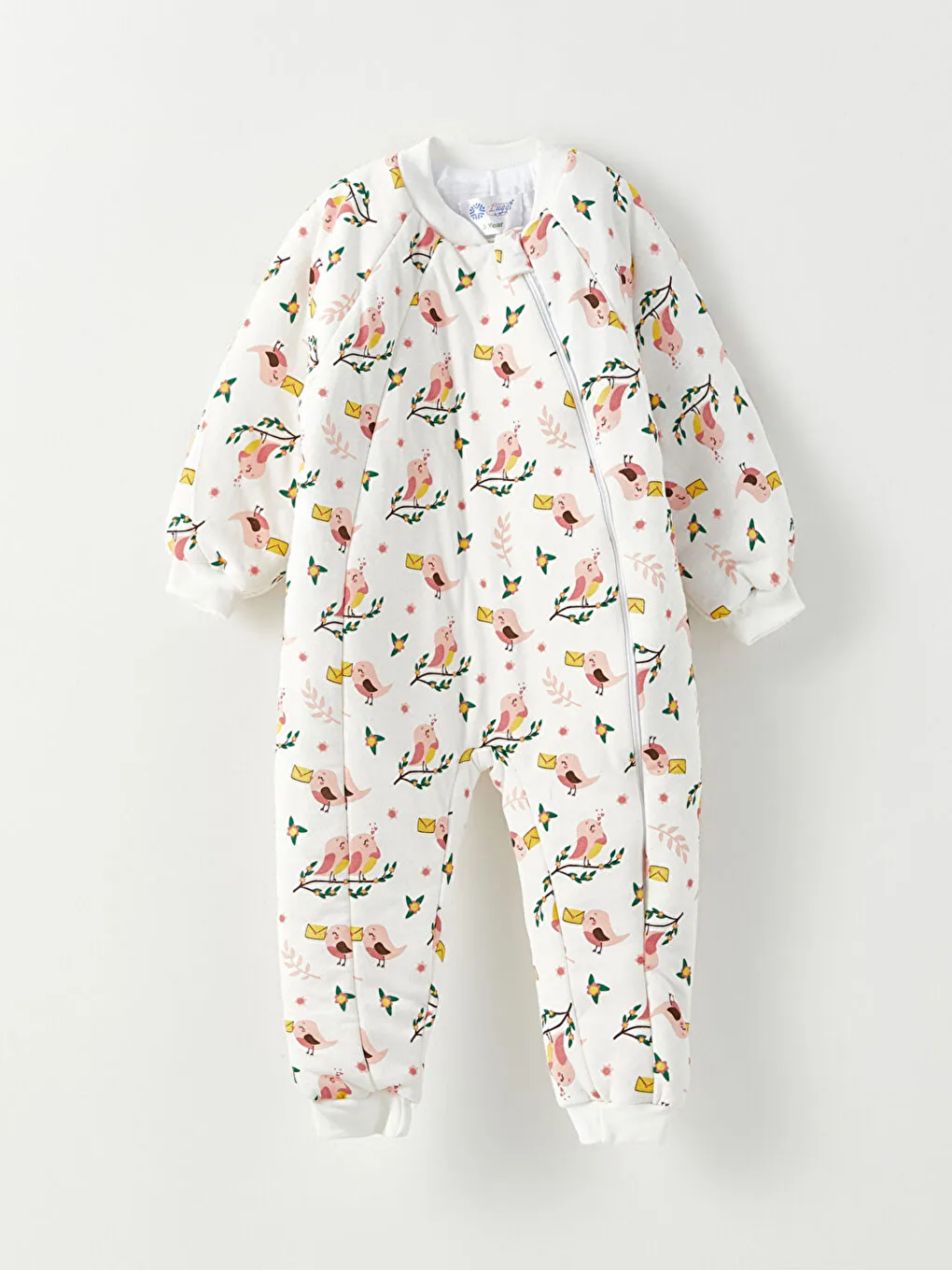 Ekru 1.5 Tog Elyaflı Kız Bebek Uyku Tulumu