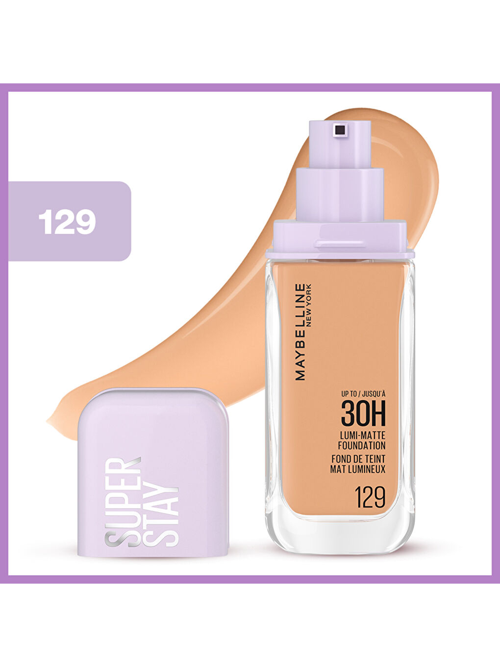 Super Stay Lumi Matte Fondöten - 129-1