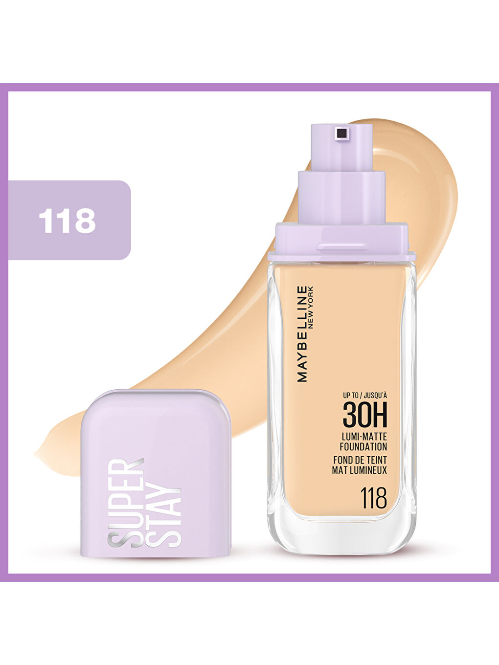 Super Stay Lumi Matte Fondöten - 118-1