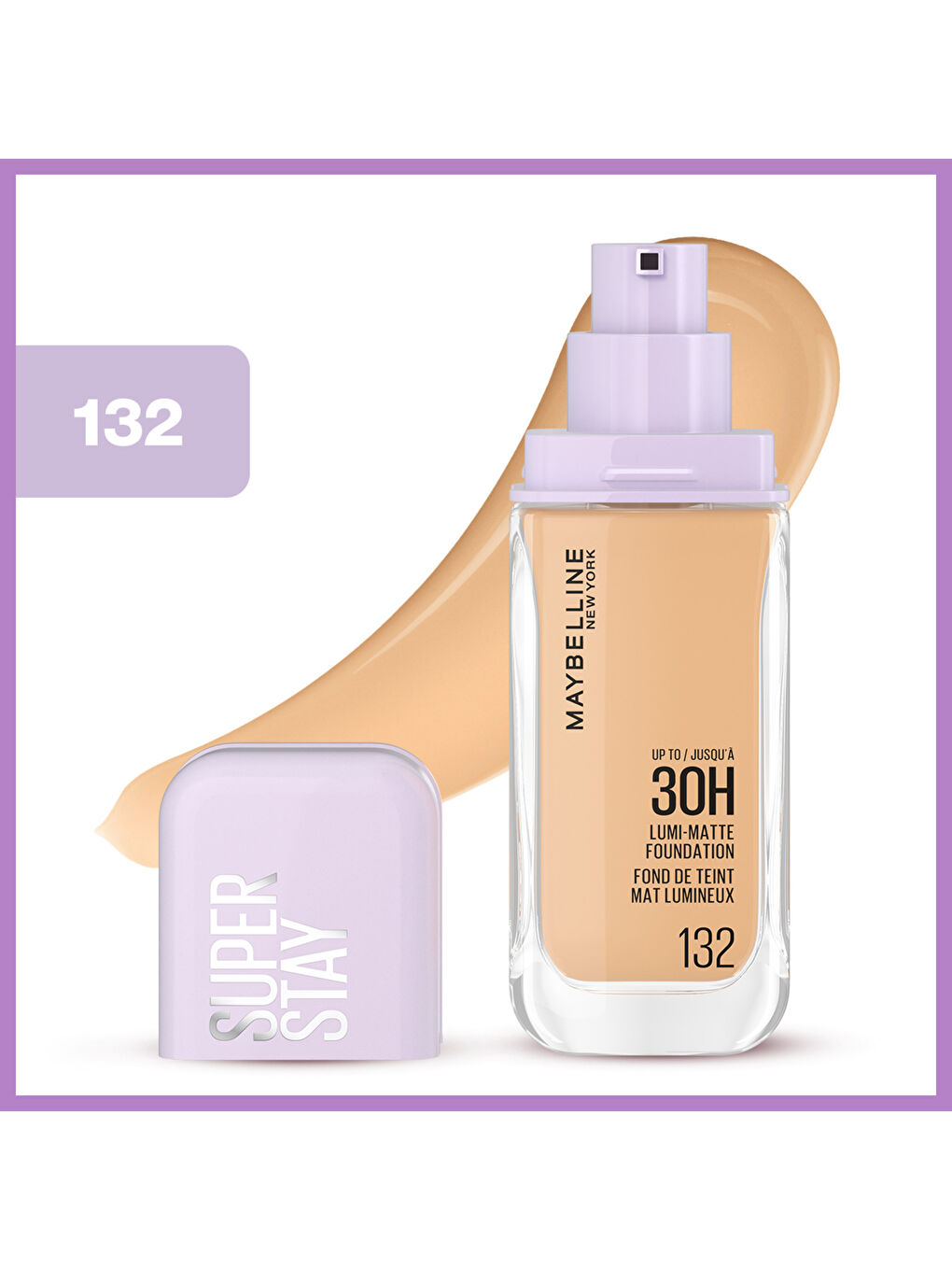 Super Stay Lumi Matte Fondöten - 132-1