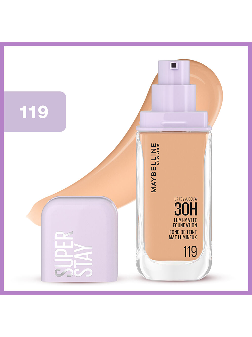 Super Stay Lumi Matte Fondöten - 119-1