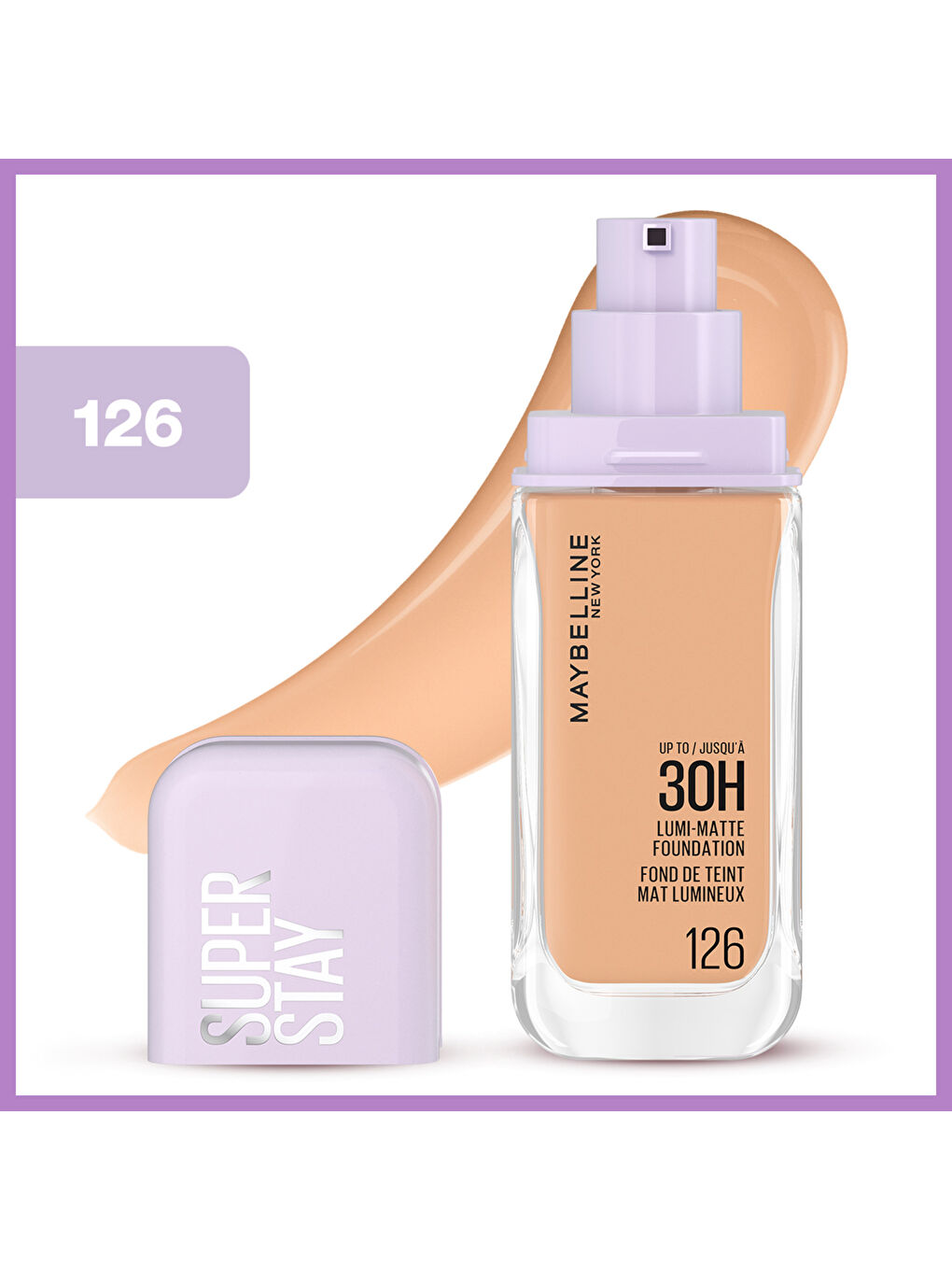 Super Stay Lumi Matte Fondöten - 126-1