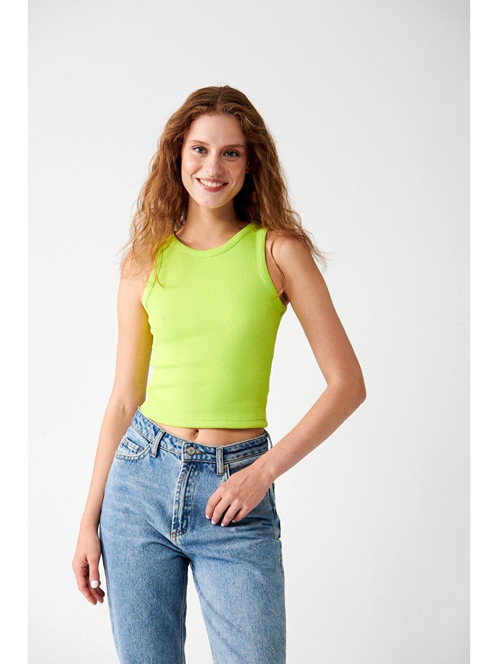 Adara Basic Kısa Atlet-Neon Yeşil