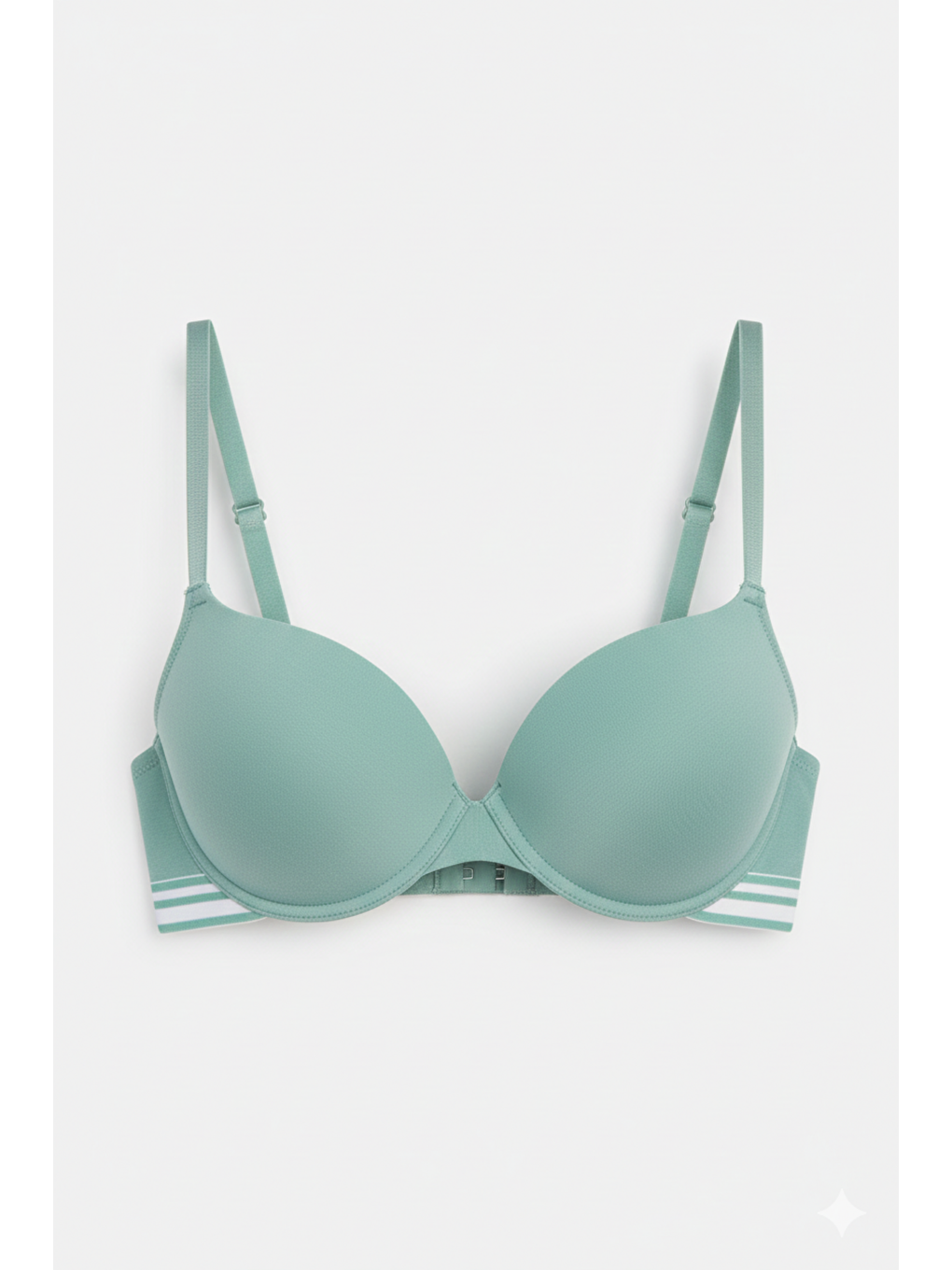 Desteksiz Penye Sütyen C15116 Yeşil