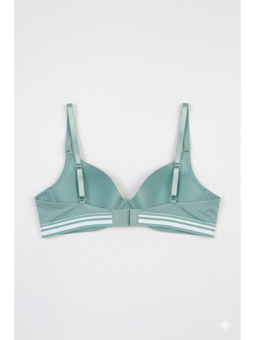 Desteksiz Penye Sütyen C15116 Yeşil-1