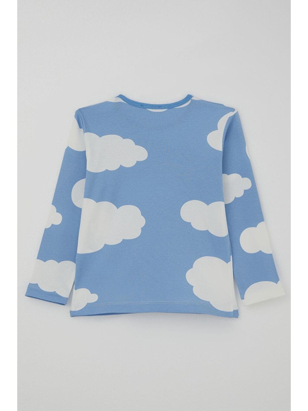 Erkek Çocuk Pijama Takımı Bulut Desenli Mavi (1-2 Yaş)-5