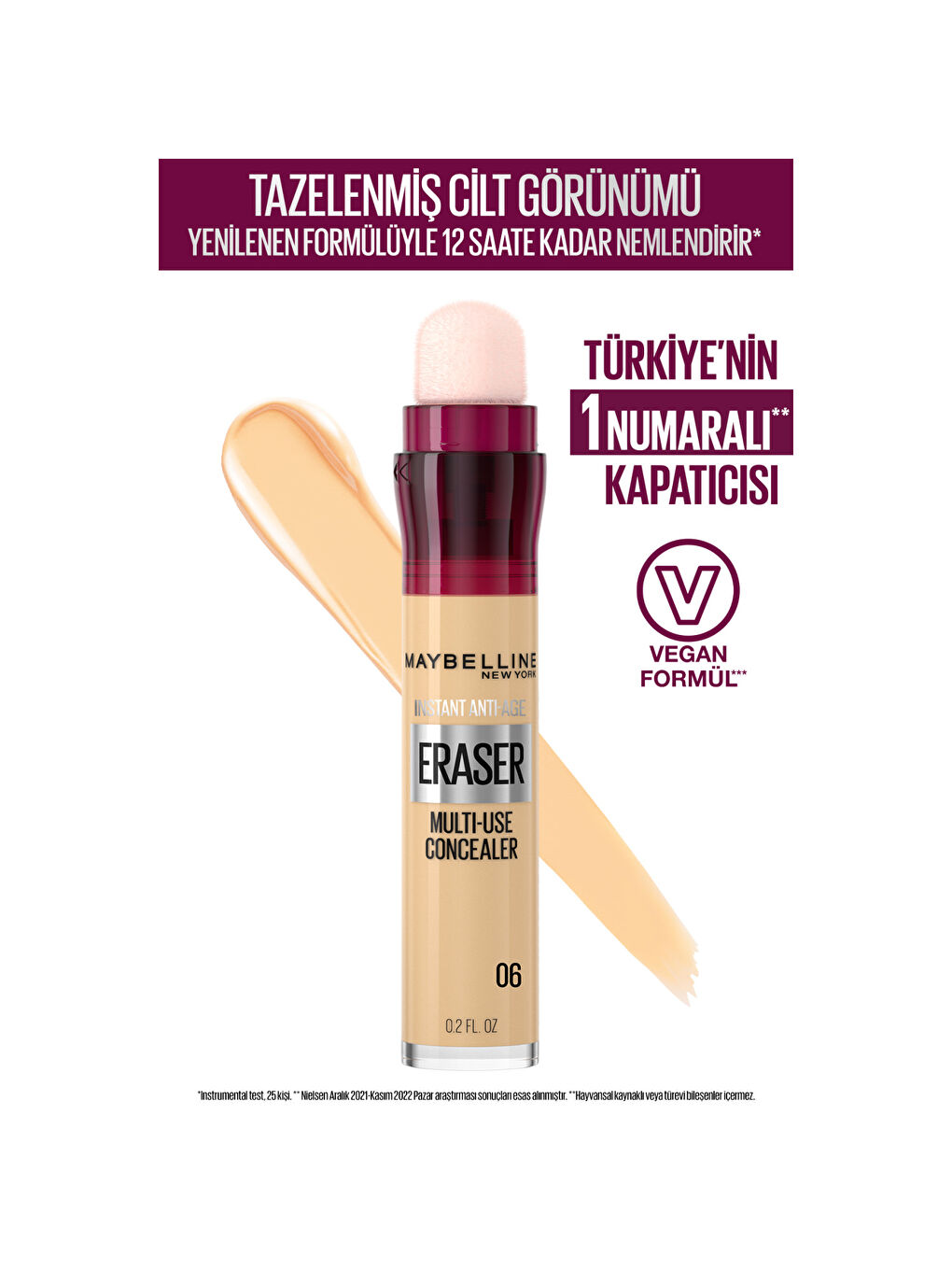 Maybelline New York Instant Anti Age Eraser Kapatıcı - 06 Neutralizer