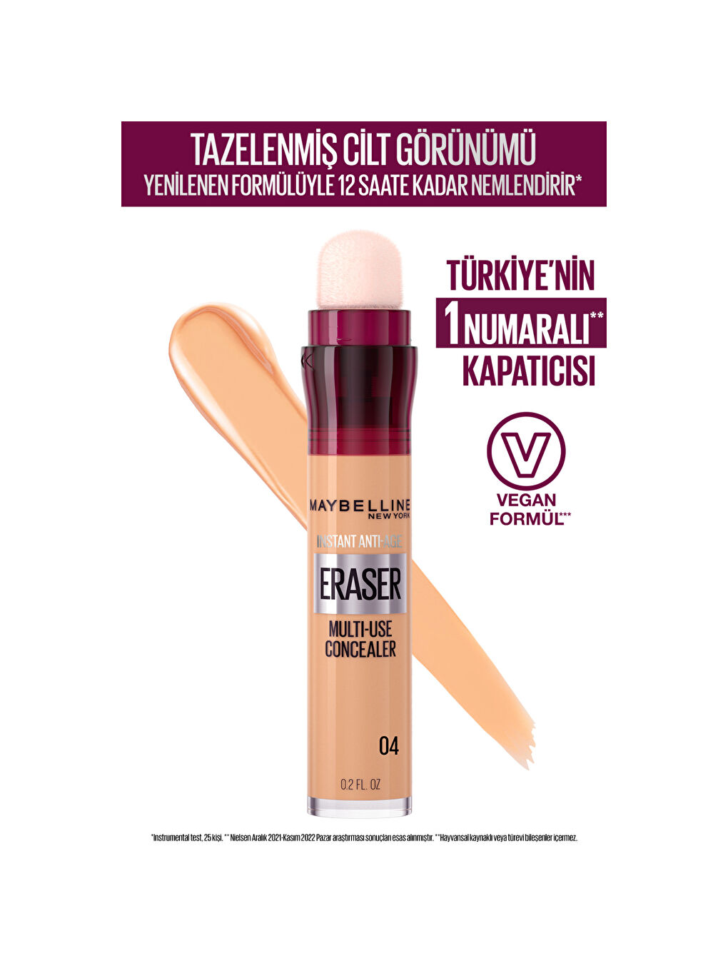 Instant Anti Age Eraser Kapatıcı - 04 Honey
