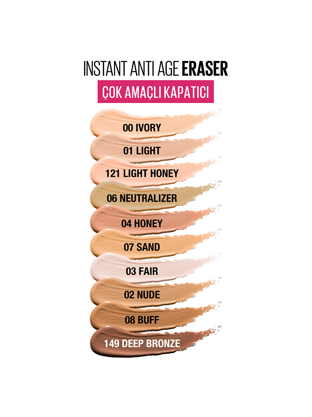 Maybelline New York Instant Anti Age Eraser Kapatıcı - 02 Nude - 8