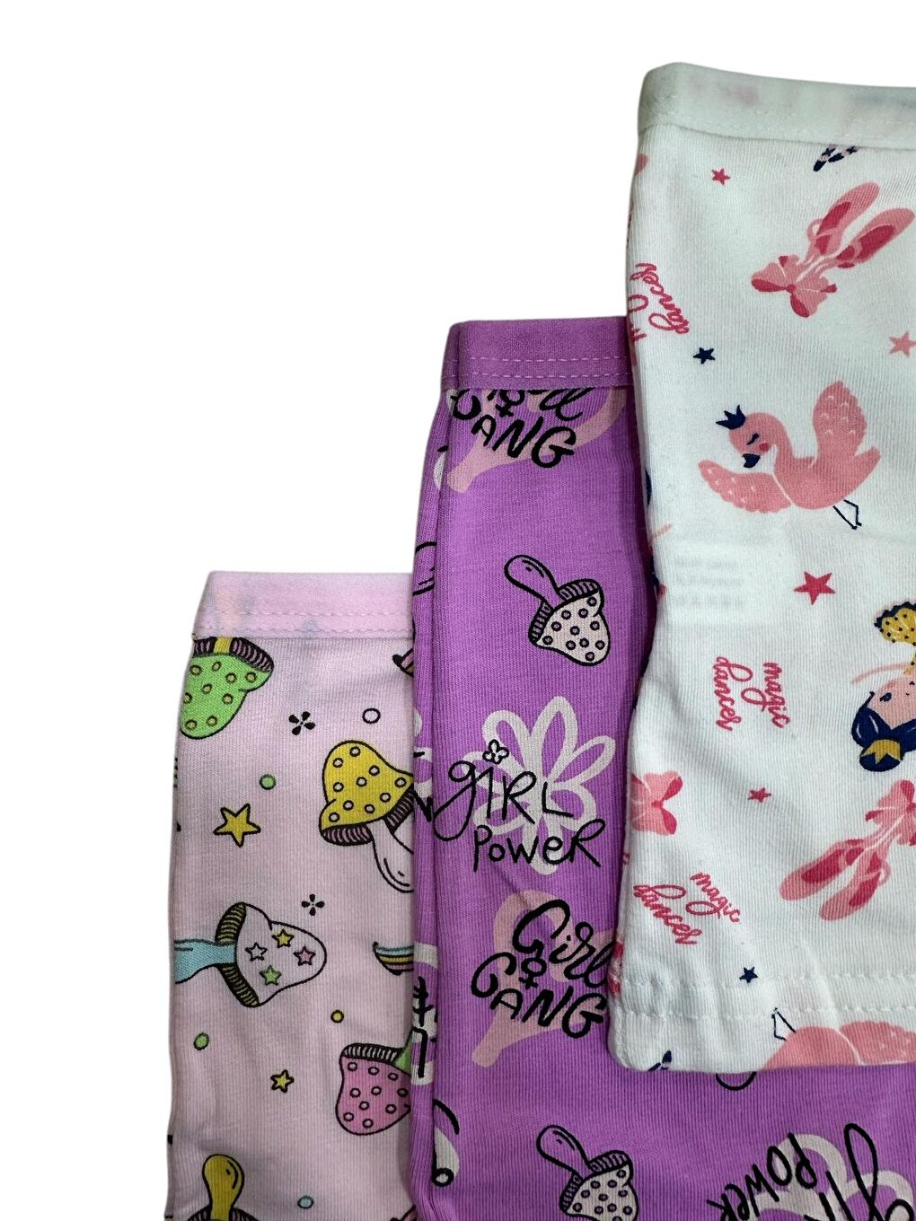 Karışık Kız Çocuk Boxer 3'lü Paket-1