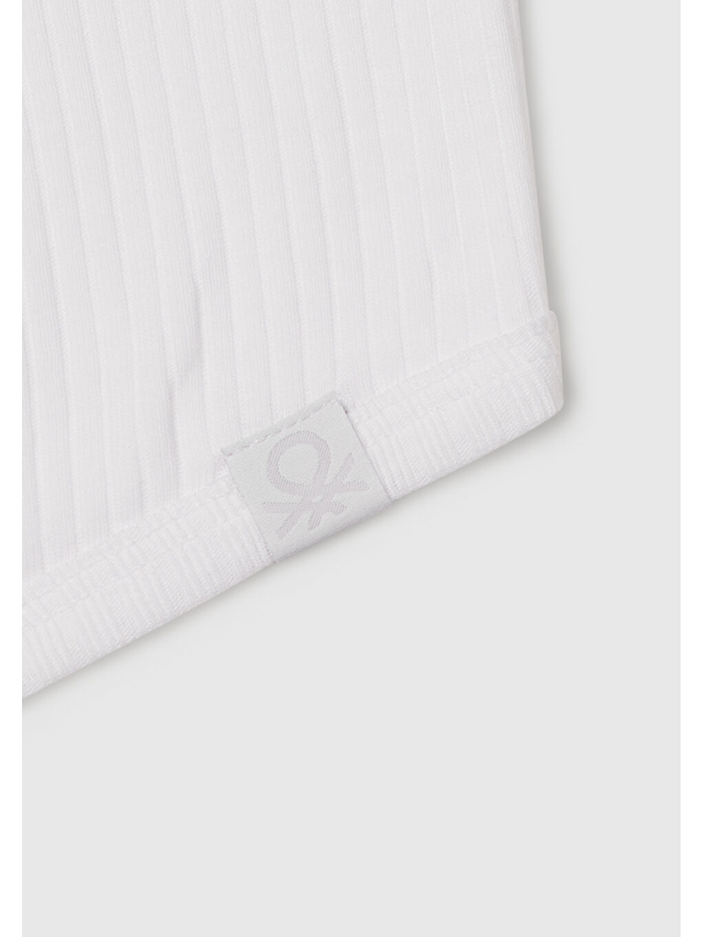 Kız Çocuk Beyaz Fitilli Crop Atlet-2