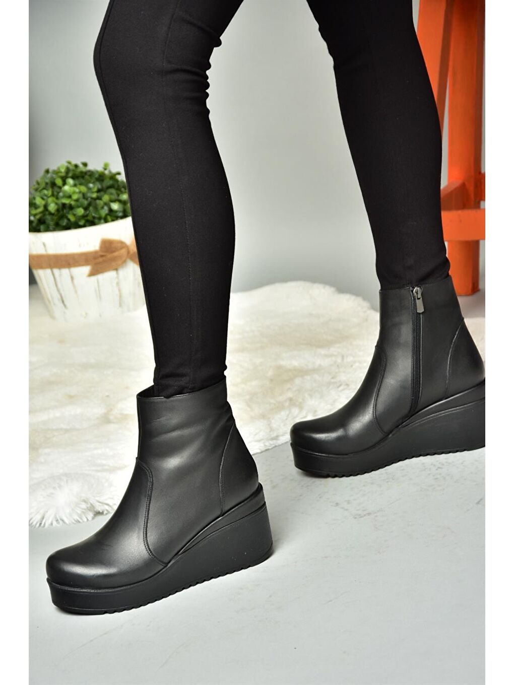 R6679300 Siyah Kadın Bot-2