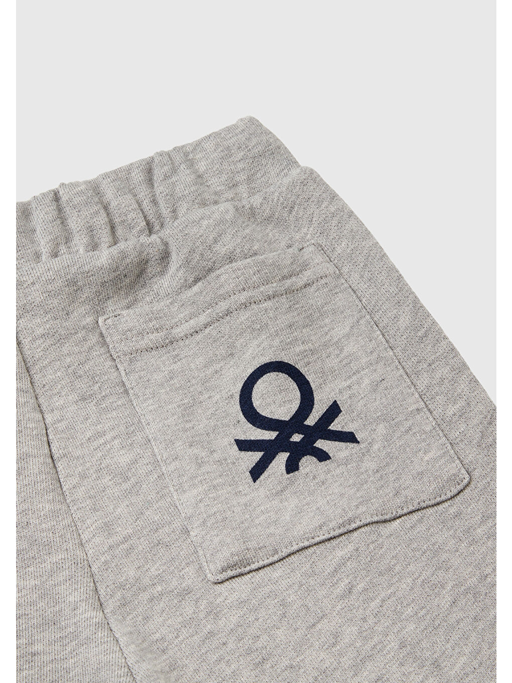 Erkek Çocuk Gri Melanj Cebi Logolu Eşofman Altı-2