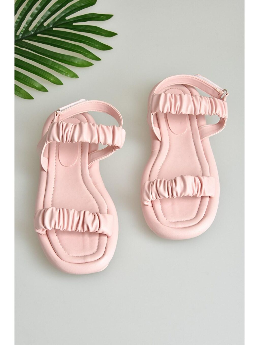 Pembe Pudra Kadın Sandalet K848218009-3