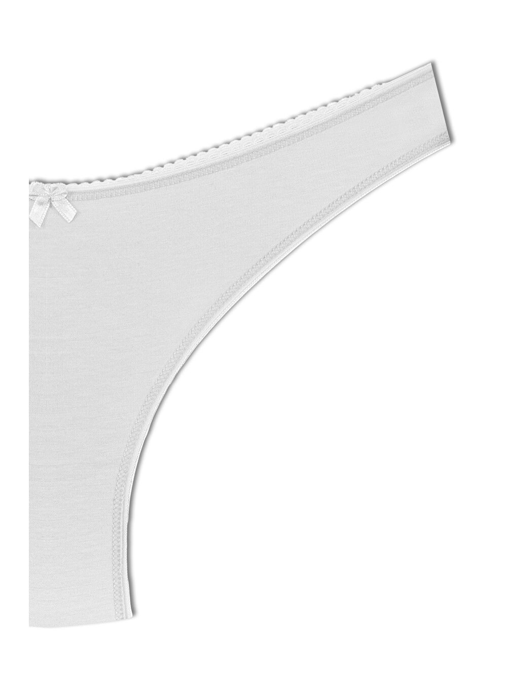 Gri Pamuklu Yüksek Bel Brazil Kadın Külot 3'lü-7