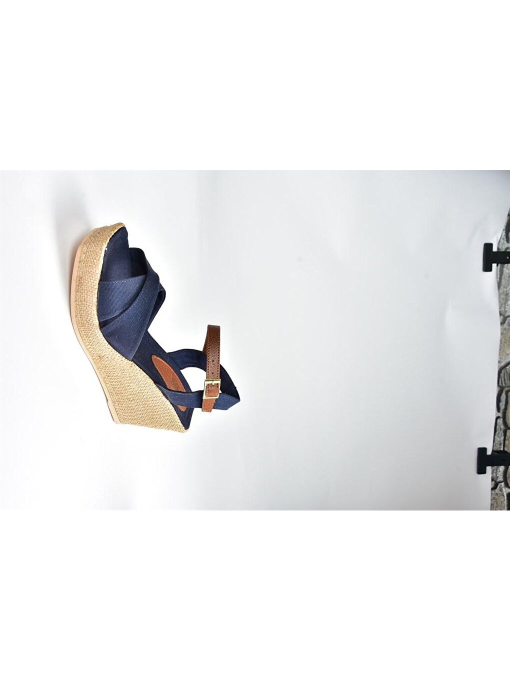 K674195005 Lacivert Dolgu Taban Kadın Ayakkabı-3