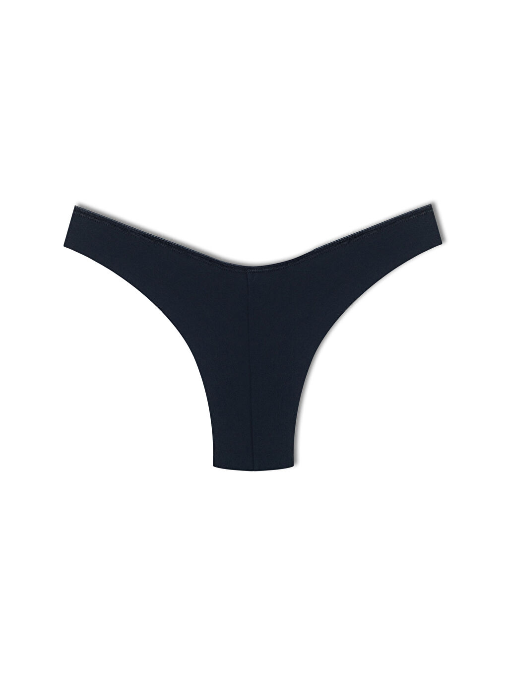 Lacivert Pamuklu Yüksek Bel Brazil Kadın Külot-1