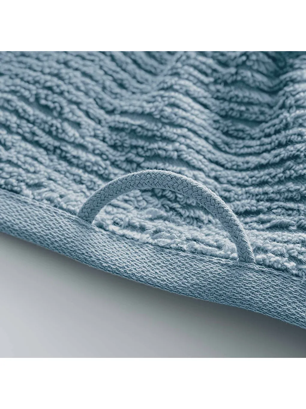 Arina Yüz Havlusu %100 Pamuk Mavi 50x90 Cm-2