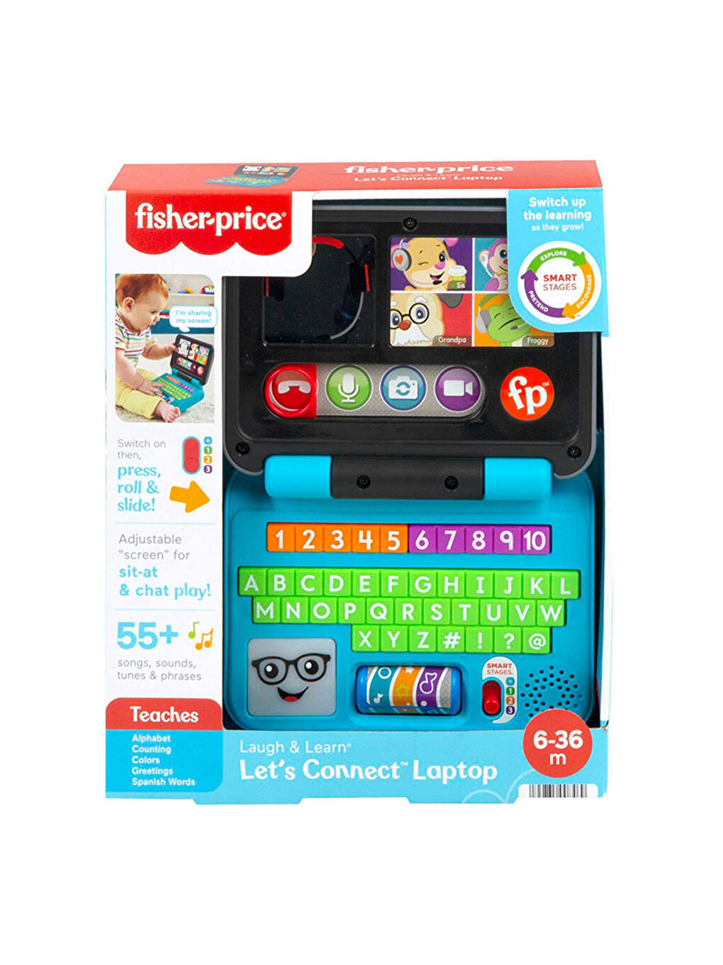 Fisher-Price Eğlen Ve Öğren İlk Bilgisayarım HHH08